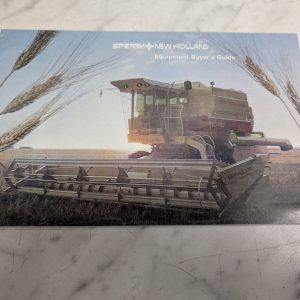 Sperry New Holland Sales Brochure Equipment Buyers Guide 1977 Volue 22 Number 8
