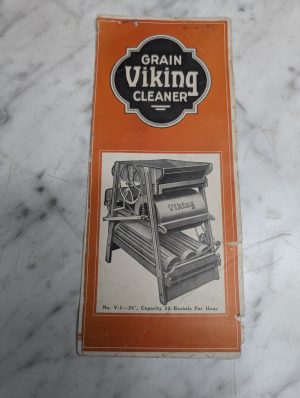 Grain Viking Cleaner #V-1 24” 20 Bushel / Hours Sales Brochure Literature Specs