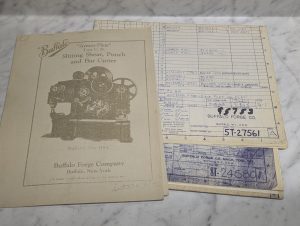 Buffalo Forge Literature Manual Prints Layout/Assembly-Rolls Flat On Flat #2 Br