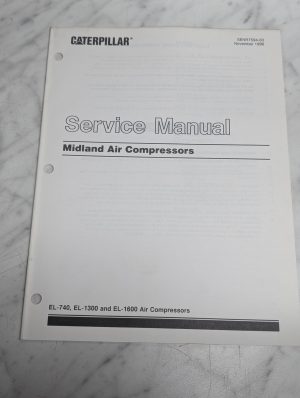 Caterpillar Service Manual Midland Air Compressors 1996 El-740 El-1300 El-1600