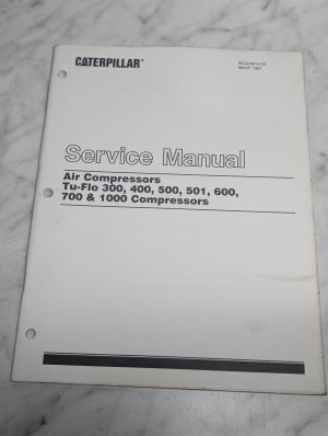 Caterpillar Service Manual Air Compressors Tu-Flo 300 400 500 501 600 700 1000