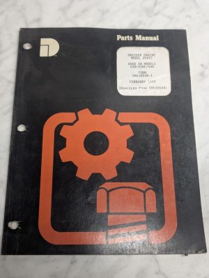 Dresser Service Parts Catalog Manual Model D505T Engine Em530540-1 1990 530C 540