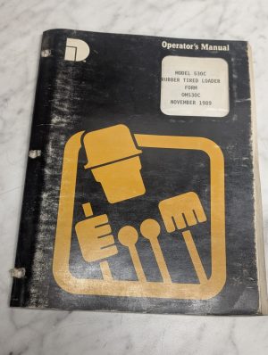 Dresser Operator'S Owner Manual Model 530C Rubber Tired Loader Om530C 1989