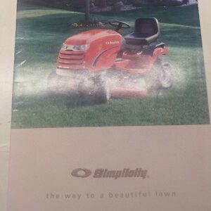 2002 Simplicity Sales Brochure Legacy Conquest Prestige Lawn Garden Tractor