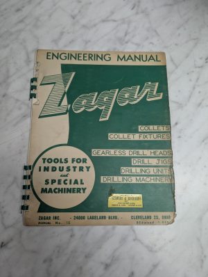 Zagar Engineering Manual Collets Fixtures Drill Heads Jigs Specs Features