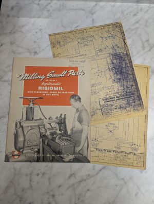 Sundstrand #0 #1 Rigidmils Hydraulic & Wiring Diagrams Sales Literature