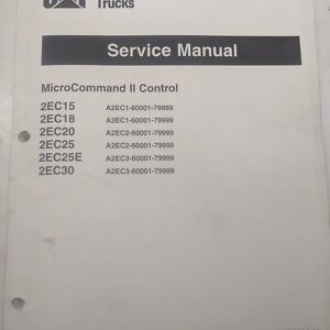 Caterpillar Service Manual 2Ec15 2Ec 18 20 25 25E 30 2005 Fork Lift Truck Repair