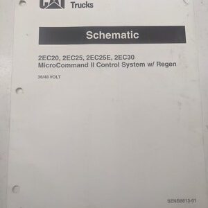 Caterpillar Lift Truck Schematic 2Ec20 25 25E 30 2Ec 2005 Electric Wire Diagram