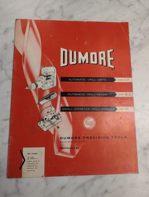 Dumore Drilling Products Sales Literature Brochure Catalog 55-D