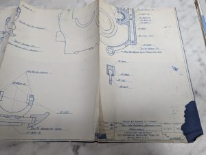 Monarch Machine Tool Lathe Helical Geared Headstock Assembly Print Drawing 14 16