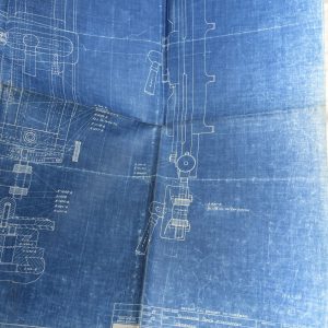 Monarch Machine Lathe Carriage Telecopic Taper Attachment Assembly Print 16”