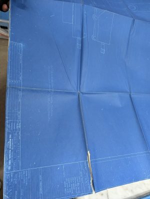 Monarch Machine Tool Single Cyl Air Tracer Assembly Drawing Print #1881 (2 Of 2)