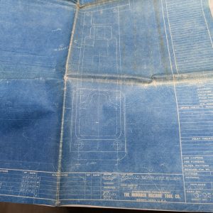 Monarch Machine Tool Round Template Assembly Drawing Print Ee Lathe Q-9559-1