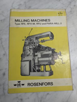 Rosenfors Sales Literature Brochure Milling Machines Rfe Rfv-M Rfu Para-Mill 2