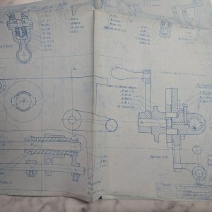Monarch Machine Apron Assembly Print Drawing Lathe Parts Numbers