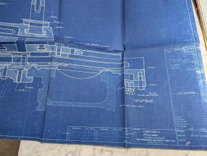 Monarch Machine Carriage Assembly Print Drawing Lathe Parts Numbers