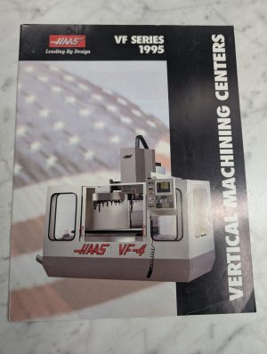 Haas Vf Series 1995 Vertical Machining Centers Vmc Sales Brochure Catalog