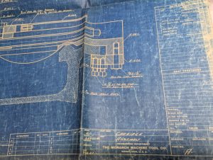Monarch Machine Tool Carriage Assembly Drawing Print Diagram Lathe