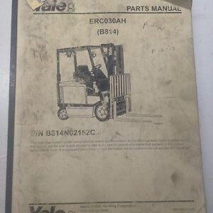Yale Parts Manual Book List Erc030Ah B814 Fork Lift Truck 2005 Repair Service