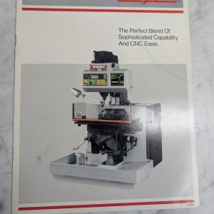 Bridgeport R2E4 Cnc Milling Machines Sales Literature Brochure Catalog Info