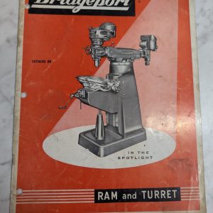 Bridgeport Milling Machines Sales Literature Brochure Catalog Br Ram Turret