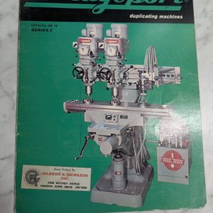 Bridgeport Duplicating Machines Sales Literature Brochure Catalog Dm 70 Series I