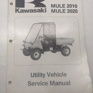 Kawasaki Mule 2010 2020 Service Repair Manual Utv Utility Vehicle Kaf540D 1989