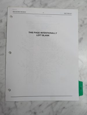 Cub Cadet Illustrated Parts List Catalog Manual For Model 394 50” Mower Deck