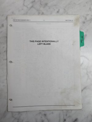 Cub Cadet Illustrated Parts List Catalog Manual For Model 290 54” Mower Deck