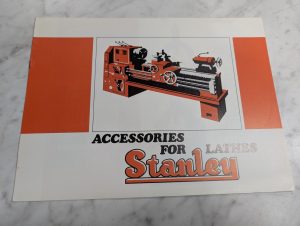 Stanley Lathes Accessories Sales Brochure Literature Catalog Information