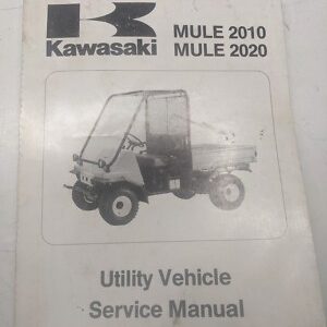 Kawasaki Mule 2010 2020 Service Repair Manual Book Utility Vehicle Kaf540D 1989