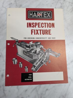 Hartex Utd Inspection Fixture For Checking Cutting Tool Concentricity And Rake