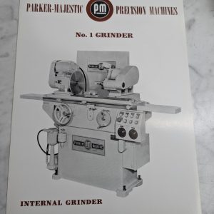 Parker Majestic Sales Brochure Literature Information #1 Surface Grinder