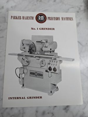 Parker Majestic Sales Brochure Literature Information #1 Surface Grinder