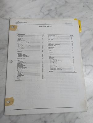 Cub Cadet Illustrated Parts List Manual 3165 3000 Series Tractor Section A1