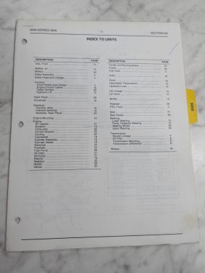 Cub Cadet Illustrated Parts List Manual 3205 3000 Series Tractor Section A3