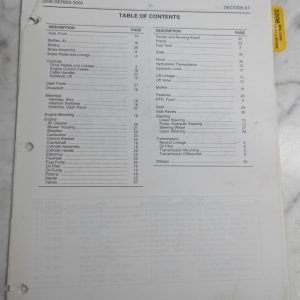 Cub Cadet Illustrated Parts List Manual 3206 3000 Series Tractor Section A7