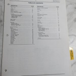 Cub Cadet Illustrated Parts List Manual 3206 3000 Series Tractor Section A11