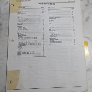 Cub Cadet Illustrated Parts List Manual 3225 3000 Series Tractor Section A4