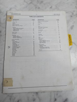 Cub Cadet Illustrated Parts List Manual 3235 3000 Series Tractor Section A9