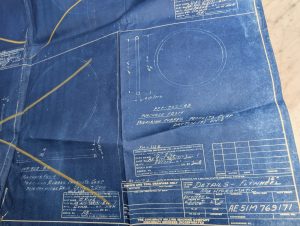 Cincinnati Milling Machine Assembly Print 5/48 16” Flywheel Ae-51M-769171