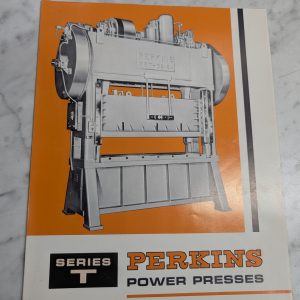 Perkins Sales Literature Brochure Information Machine Power Press Model T