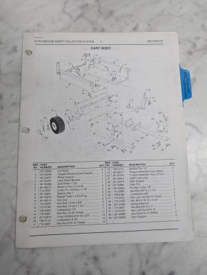 Cub Cadet Illustrated Parts List Book Manual Catalog 217A Collection Sys P3