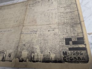 Pratt & Whitney 16” Lathe Carriage Cross Feed Screw Part Print Drawing Diagram