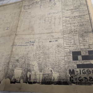 Pratt & Whitney 16” Lathe Carriage Cross Feed Screw Part Print Drawing Diagram