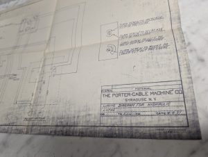 Porter Cable Machine Wiring Diagram Print Schematic Hydraulic Lathe 1937