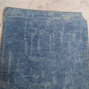 Pratt & Whitney Machine Data Drawing Print Speed Feed Diagram M-1641