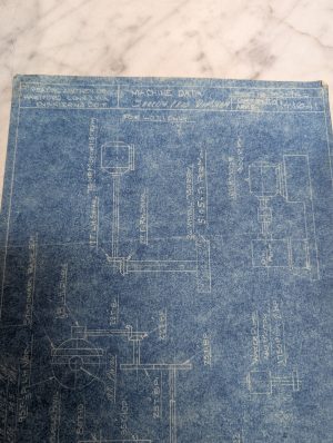 Pratt & Whitney Machine Data Drawing Print Speed Feed Diagram M-1641 Mo-743