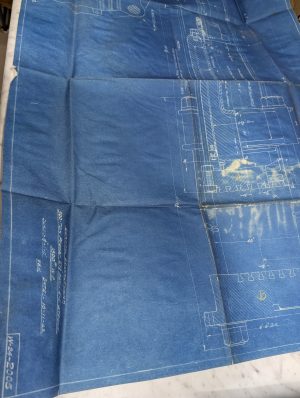 General Arrangement 500-Ton Press 27.5” Ram 4.5' Stroke 1800# 1943 W-24-2005