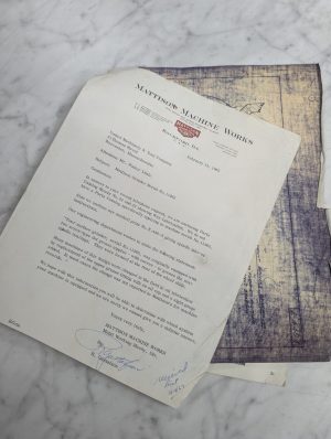 Mattison Machine E-440-A Spindle Take Up Instructions Grinder Way Lubrication